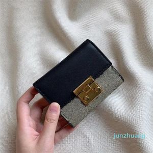 selling female designer folding ladies wallet coin purse coin purse credit card bag multi-color
