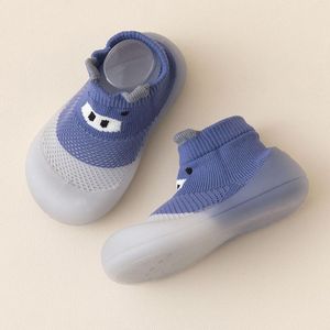 First Walkers Infant Boys Girls Socks Shoes Toddler Floor Cartoon Pig Patchwork Color Mesh Breathable Outwear