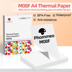 Thermal Paper Phomemo A4 Multipurpose Printing Compatible for M08F and Brother PJ762 PJ763MFi 230504