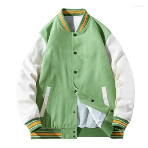 Giacche da uomo Primavera e autunno da uomo Colletto alla coreana Uomo Allentato Ragazzi Giacca casual Cappotto di tendenza Uniforme da baseball coreana 2023