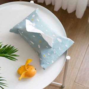 Tissue Boxes Napkins Cute Cartoon Napkin Holder Pumping Napkin Cover Paper Box Fabric Tissue Box Cover for Kitchen Car Toilet Tissue Case Container Z0505