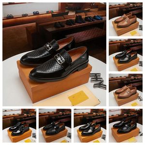 Luxury Men Wedding Shoe Microfiber Leather Formal Business Ponto de dedo do pé para homem de grife de grife