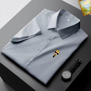 Designer-Herren-Poloshirt-T-Shirt Luxus beliebte Straße Kurzarm groß oder Pony plus Größe M-3XL mehrfarbige Stickerei Holmes klassisches Geschäft lässige Baumwolle lose