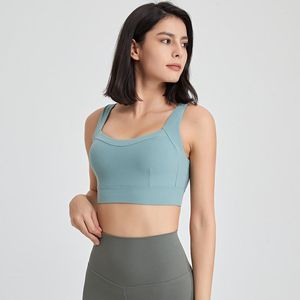 Completo da yoga per corsa, antiurto, croce, bella schiena, reggiseno sportivo, da donna, per fitness ad alta resistenza, top, traspirazione dell'umidità, palestra, danza