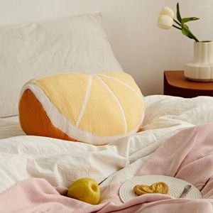 Poduszka rzuć przydatną oddychającą sofę poduszka arbuz Awokado Orange Doll Decor Office