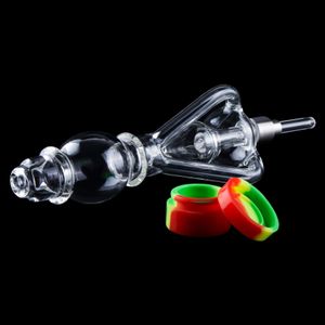 Paladin886 CSYC NC060 Glasbong Pfeifen 510 Keramik Quarznagel Triple Recycle Airflow In-Line Core Water Perc Pipe Dab Rig