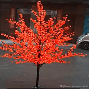 Julekorationer 2m 6,5ft höjd utomhus konstgjorda träd LED CHERRY BLOSSOM LIGHT 1150st LEDS RACK TRUNK