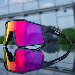 Outdoor-Brillen Kapvoe Fahrradbrille Polarisierte MTB-Rennradbrille UV400-Schutz Sonnenbrille Ultraleichte Sportbrillenausrüstung P230518