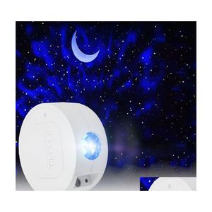Led Effects Sky Starry Projector Light Star Moon Night Ocean Waving Lights 6 Colors Lighting Lamp For Children Kids Gifts Drop Deliv Dhvaq