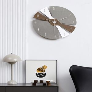 Wall Clocks Digital Metal Battery Operated Big Size Luxury Nordic Clock Metall Home Decor Orologio Da Parete Modern Living Room