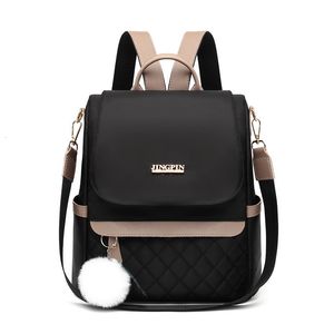 School Bags Fashion Anti-Theft Women Travel Backpack Mochila Solid Color Shopping Bag Teenagers School Bags Mujer Bookbag Bolsas Femenina 230504