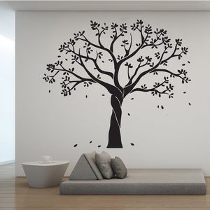 Bakgrundsbilder Creative Tree Vinyl Wall Stickers borttagbar dekor för vardagsrum sovrum dekoration dekorera väggmålningar tapeter väggpinnar dw9963 230505