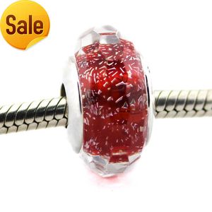 Passend für Pandora Schlangenkettenarmbänder Halskette Muranoglasperlen Authentische 925er Sterlingsilberperlen DIY Charms lose Perlen feinen Schmuck