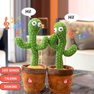 Giocattoli 32 cm Elettrico Danza Incantevole Cactus Giocattolo con Russo/Spagnolo/Vietnamita/Arabo 120 Canzoni Giocattolo Educativo della Prima Infanzia