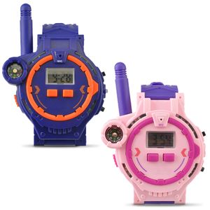 Toy Walkie Talkies Kids Walkie Talkie Saat Stili Walky Talky Şarj Edilebilir Walkietalkie Twoway Walky Talky Çocuk Kamp Dış Mekan Oyuncaklar 230504