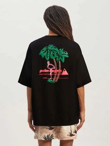 Roupas de moda de grife Tees Tshirt Palms Tree Club Estampado de manga curta T-shirt casual de rua elegante Verão Luxo Streetwear Roupa esportiva casual Tops Angels
