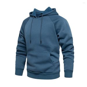 Erkek Hoodies Mens Sweatshirt Uzun Kollu Terzyolu Sonbahar Erkekler Sıradan Fleece Pullover Kapüşonlu Spor Giyim Üstleri Marka Giyim