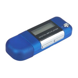 MP3 MP4 -spelare MP3 4GB U Disk Musik stöder utbytbar AAA -batteriinspelning Blue 230505