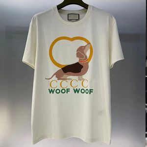 Tasarımcı Erkek Tişört Karikatür Marka Giyim Adı Klasik T-Shirt Gevşek En İyi Erkekler Sıradan T-Shirt Lüks Giyim Sokak Giyim Kısa Kollu Trend T-Shirt