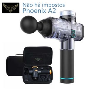 Massaggiatore per tutto il corpo PHOENIX A2 MASSAGE GUN Rilassamento muscolare Terapia dinamica dei tessuti profondi Vibratore Modellante Sollievo dal dolore Piede posteriore 230505