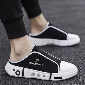 Slippers 2023 Summer Comfort Casual Fashion Outdoor Beach Sports Low Tops Breathable Lightweight Men Half Closed Toe 230504