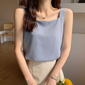 Women's Tanks Camis Cheap wholesale 2021 spring summer new fashion casual lady beautiful nice women Tops woman female OL halter top tank top Py1351 P230505