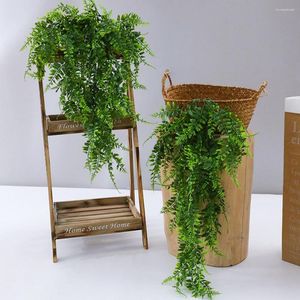 装飾的な花の庭を吊る人工シダの偽の植物uv耐性軽量防水