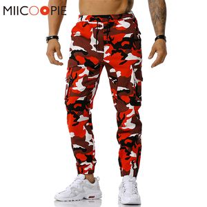 Pantaloni da uomo in puro cotone Camo Harem Brand Multicolor Camouflage Military Tactical Cargo Pantaloni da jogging con tasche 230504