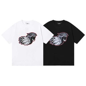 Дизайнерская модная одежда футболка футболка Trapstar Leopard Игра в баскетбол с малым брендом моды летовая футболка с коротким рукавами.