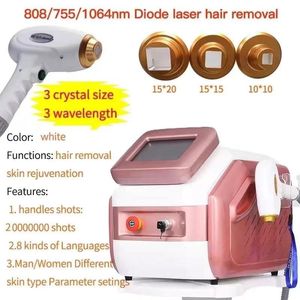 Portable 808 755 1064 nm Epilator High Power Beauty Equipment Diode Laser Hair Removal Machine