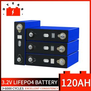 Vendita calda 120Ah LiFePO4 Batteria 12V Batteria al litio ferro fosfato Confezione fai da te 12V 24V 48v Per moto PV RV Solar Inverter Cells