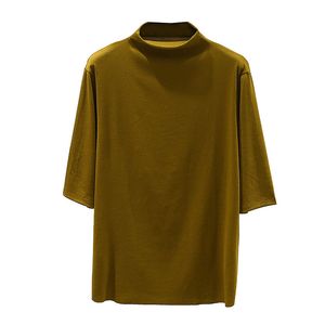 Damski stroi w dużych rozmiarach Tshirts Tshirts wiosna letnie swobodne topy na pół rękawie luźne solidne Camiseta Mujer 230504