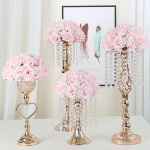 Decorative Flowers Wreaths Artificial Flowers Roses Realistic Kissing Ball Wedding Bouquets Centerpieces Arrangements Shower Home Decorations 230505