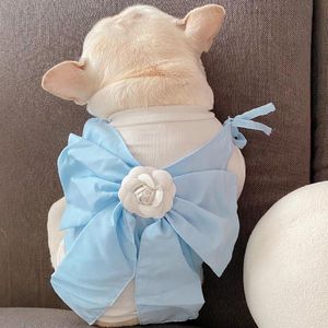 ドレスサマードッグドレスフレンチブルドッグ服スカートポメラニアンビチョンプードルシュナウザーパグ犬服