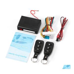 Alarm Security Car Remote Central Door Lock Keyless System Locking With Control Systems Kit Drop Delivery Mobiles Motorcycles Elect Dhd97