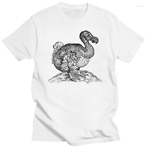 Herr t-skjortor dodo utrotade flygfria fågel mauritiusstreetwear roliga tryckkläder höft-top mans t-shirt toppar tees mode t-shirts sommar