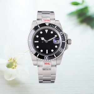 Męskie zegarek AAA Designer Watches 40 mm Black Dial Automatyczna mechaniczna moda Moda klasyczny Waterproof Waterproof Sapphire Sapphire Ceramic Dhgate WA 567