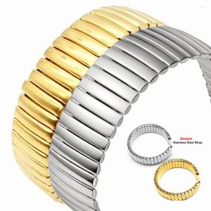 Cinturini per orologi 12/14/16/18/20 / 22MM Banda di espansione elastica Cinturino in acciaio inossidabile Cinturino in metallo elastico Accessori cinturino retrattile