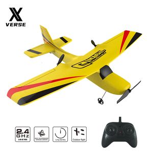 Flygplan Modle Outdoor RC Airplane Outdoor Electric Fixed Wing Plan 2.5G Radio Remote Control Foam Glider Aircraft Toys Gift for Boys 230504