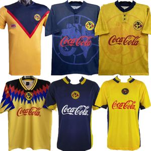 1987 1988 RETRO-Fußballtrikots Club America LIGA MX MEXIKO R.SAMBUEZA P.AGUILAR O.PERALTA C.DOMINGUEZ MATHEUS 94 95 05 06 einheitliche Fußballtrikots