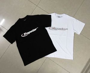 Tasarımcı Moda Giyim Tees Tshirt Trapstar Fantom Mektubu Baskı Kısa Kollu Moda Gevşek Os Versiyonu Pamuk Bisiklet Yaka Underlay T-shirt Yaz Satılık