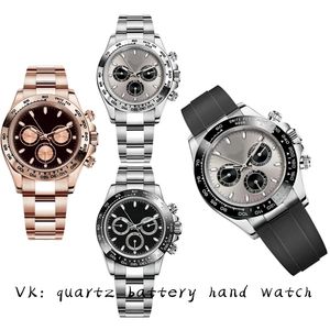 مشاهدة بطارية VK Quartz للرجال: Watch Watch Designer Watch 40mm Dial Dial Fashion الكلاسيكية الكلاسيكية المقاوم للصدأ المقاوم للماء Watch Watch Dhgate