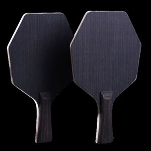 Table Tennis Raquets Cybershape Hexagon Pure Wood Bony Material Blade 5 Layers Popla Racket For Trainning 230504