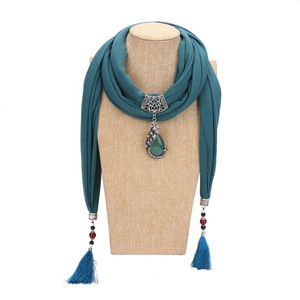 Eşarp Feminino Bahar Takıları Tavuskuşu Kolye Eşarp Düz Mufakal Polyester Şal Mujer Bufanda Mujerscarves Scarvesscarves