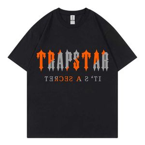 Designer Mode Kleidung T-Shirts T-Shirt Trapstar T-Shirt Nischenmarke Trendy Kurzarm Sommer Casual Loose Top Bottom T-Shirt Lässige Streetwear Loose Sportswear To