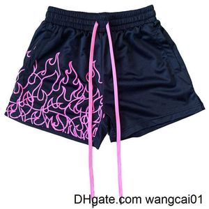 Wangcai01 herr shorts sommar torkade gymträning shorts rosorange färg