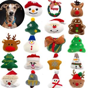 Accessories 50/100pc Christmas Dog Accessories Removable Dog Bow Tie Collar Accessories Deer Santa Style Small Dog Bowtie Collar Accessories