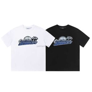 デザイナーファッション衣類 Tシャツ Tシャツトラップスターシューターヒョウ柄ニッチトレンディなハイストリートスタイルメンズレディース半袖 Tシャツカジュアルストリートスポーツウェア