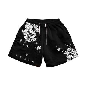 Herren Shorts Anime GYM Mesh Shorts Workout Atmungsaktiv Männlich Casual Sportpants Fitness Herren Bodybuilding Laufen Basketball Strand Sommer Shorts P230505