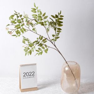 Decorative Flowers Simulation Branch No Watering Fake Good Detail Imitation Plant